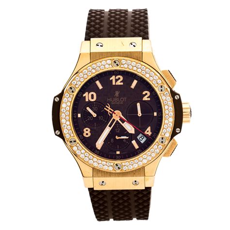 hublot chocolate big bang 18k|Hublot big bang watch.